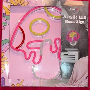 InnoLite Acrylic LED Neon Mushroom Sign 12x 11.5